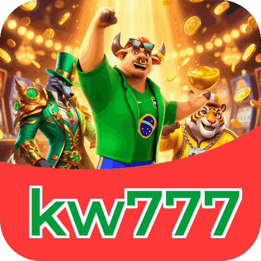 Interface do aplicativo kw777 mostrando jogos disponíveis no iOS e Android